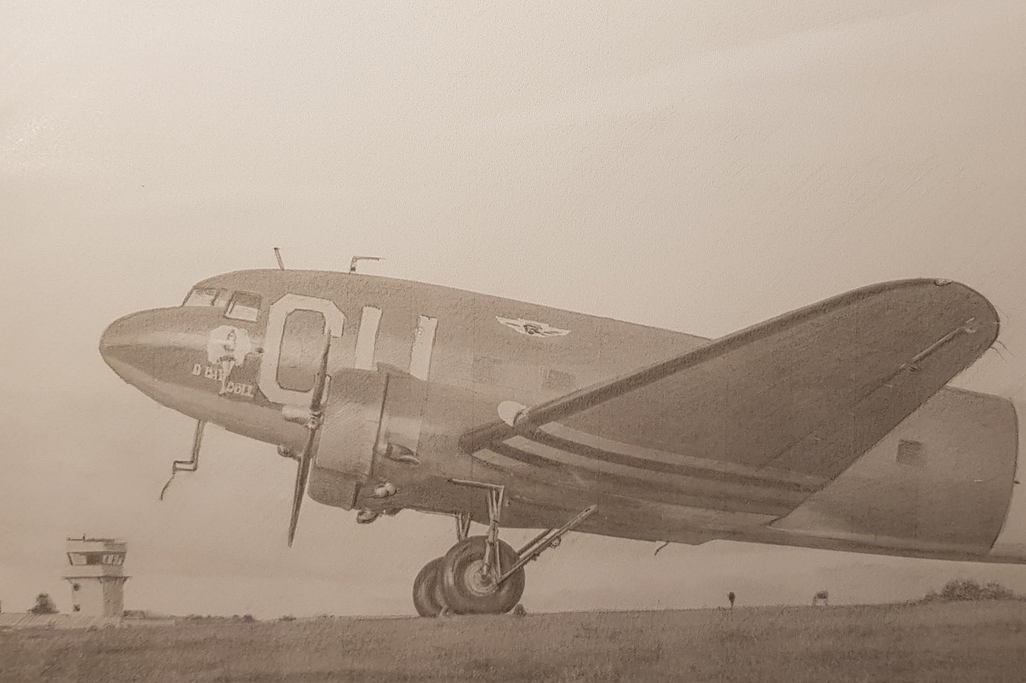 DC3 parked