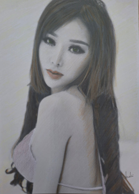 Oriental model portrait