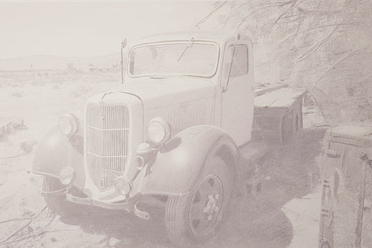 Old Ford V8 truck