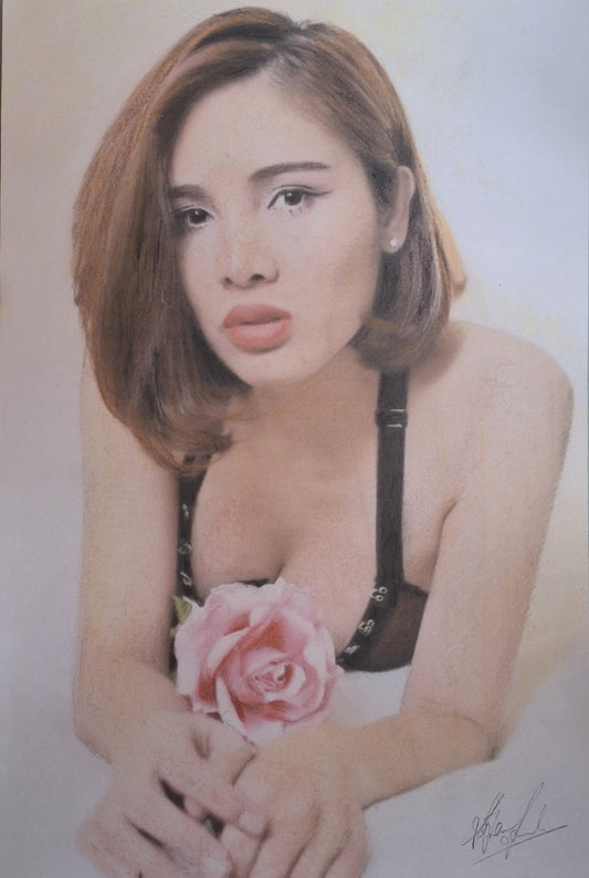 Rose. (Original is sold, print only)