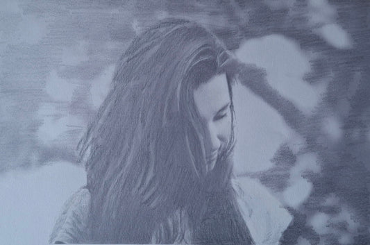 Shy woman
