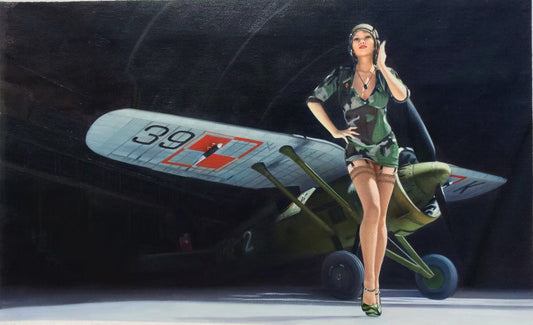 The Hangar, Oil on canvas